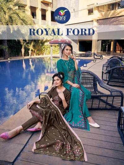 Royal Ford By Vitara Fashion Designer Readymade Salwar Kameez Collection